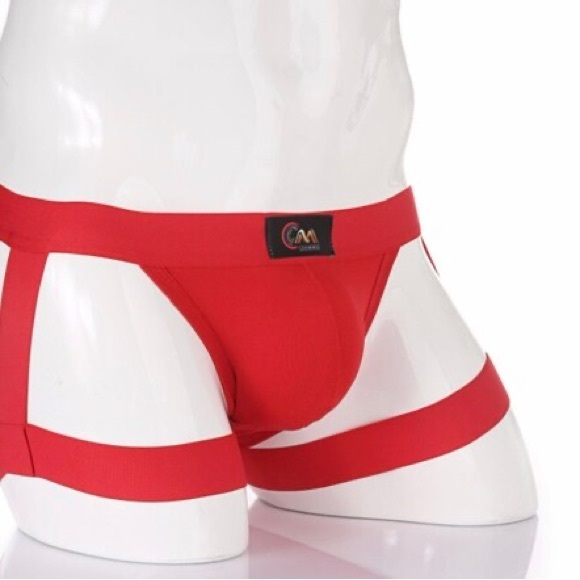 Sexy Strap Briefs Men's Sexy Comf Bikini Thigh Suspender Trunk Shorts Underwear - Picture 4 of 7